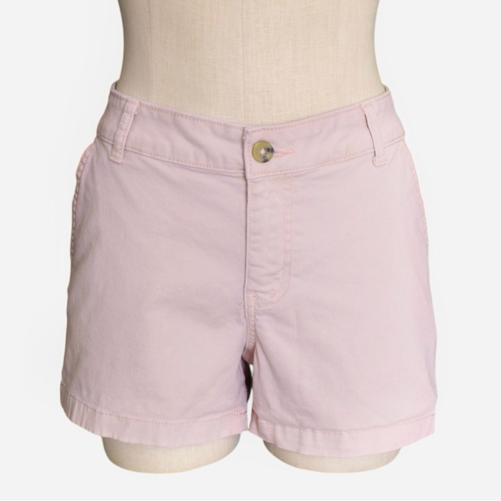 ANA Mid Rise Stretch Cotton‎ Twill Chino Shorts